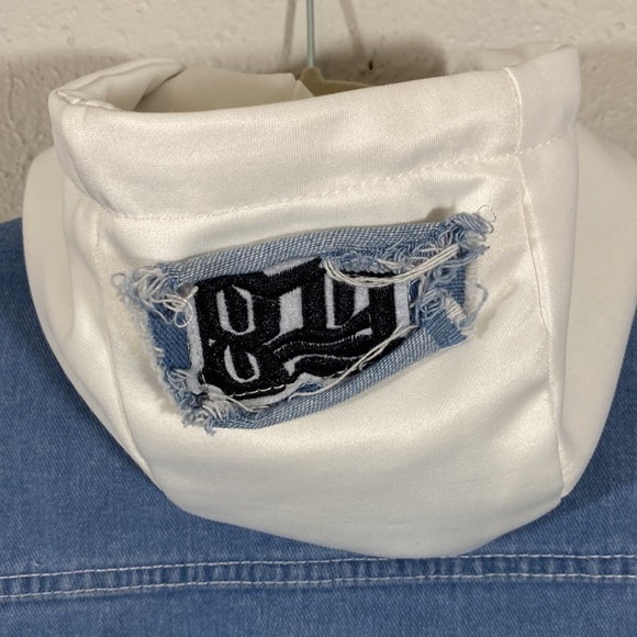 Boku no Hero Academia/My Hero Academia Denim Jacket Graphic Unisex Hoodie - Picture 4 of 10